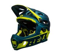 BELL Super DH MIPS Casque de VTT Mat/Brillant Bleu/Hi-Viz Taille L 58-62 cm