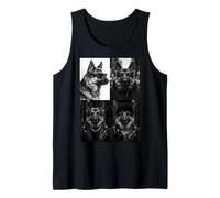 Casque Berger Allemand Goldchain Bière Débardeur