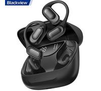 Casque Blackview AirBuds 200, Écouteurs sans fil Bluetooth 5.4, 500 mAh IP68 étanche - Noir
