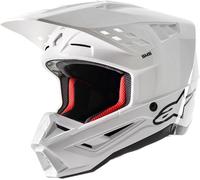 Casque blanc Supertech M5 Solid MX ALPINESTARS Supertech M5