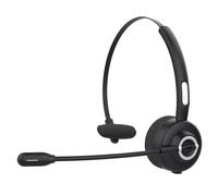 Casque Bluetooth 5.0 mains libres avec base de chargement micro HD casques Skype sans fil pour les chauffeurs de camionneur appelez le bureau, simple