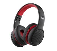 Casque Bluetooth 5.0 pour enfants avec son stéréo 85/94 dB Volume limité Casque pliable avec microphone, noir