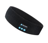 Casque Bluetooth 5.0 pour le sommeil, bandeau de sport, casque stéréo avec micro, noir