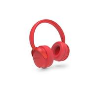 Casque Bluetooth 5.1 - Conception Pliable - Batterie 25h - Basses Profondes - Microphone Haute Qualité - Finitions Métalliques - Coloris Rouge