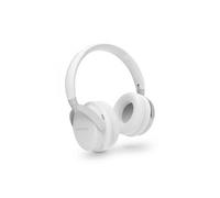 Casque Bluetooth 5.1 Energy Sistem - Conception Pliable - Batterie 25h - Basses Profondes - Microphone Haute Qualité - Finitions Métalliques - Coloris Blanc Blanc G