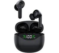 Casque Bluetooth 5.3 Écouteurs Sans Fil 5-7 H Microphone Hifi Stéréo Affichage Led, Réduction Du Bruit, Contrôle Touch, Ipx6 Étanche Hd Audio[ECO5242227]