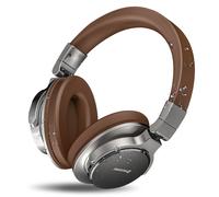 Casque Bluetooth 5.3 Extra-Bass Micro Étanche IPX3 Pliable Swissten Marron
