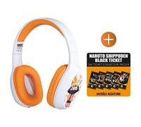 Casque Bluetooth 5.3 Konix design Naruto avec Black Ticket