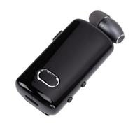 Casque Bluetooth à Clip Rétractable, Oreillette sans Fil Antibruit, pour la Conduite Professionnelle, 2,54x1,14x0,65 Pouces (Gray)