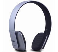 Casque Bluetooth Audio Sans Fil Gris Ultra Léger - Micro, NFC, Discret, Autonomie 12h - Supra Auriculaire Aural- August EP636