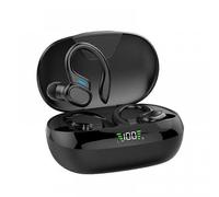 Casque Bluetooth auriculaire pour le sport non linéaire, casque d'écoute à batterie ultra longue durée, affichage numérique, réduction du br