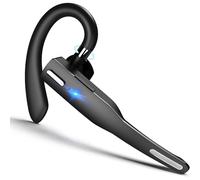 Casque Bluetooth avec appels mains libres, connexion rapide et stable pour iPhone et Android, réduction du bruit pour les affaires et la conduite.