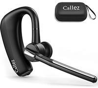 Casque Bluetooth avec double micro CVC8.0,Annulation du bruit,Oreillette Bluetooth V5.0 mains libres,Casque sans fil pour iPhone Android,Conduite de téléphone portable,Super léger, chat clair
