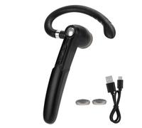 Casque Bluetooth avec micro rotatif, réduction de bruit, oreillette sans fil, écran LED intelligent, appels mains libres, double microphone, son