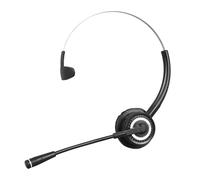 Casque Bluetooth avec Réduction de Bruit, Design à Une Seule Oreille | Ajustement confortable, commodité sans fil, parfait pour le service client, les cours en ligne, plastique durable