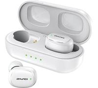 Casque Bluetooth Awei 5.1 T13 Pro Tws+ Docking Station Blanc/Blanc