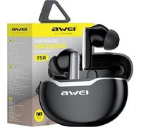 Casque Bluetooth Awei 5.3 T50 Tws + Station d'accueil Noir/Noir
