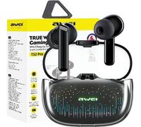 Casque Bluetooth Awei 5.3 T52 Pro2 Tws + Station d'accueil Noir/Noir