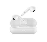 Casque Bluetooth BT5.0 Casque sans fil Longue durée de vie HiFi Stéréo Basse puissante écouteur à faible latence avec micro, Blanc