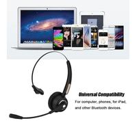 Casque Bluetooth Call Center EBTOOLS - Suppression du bruit - 12 heures d'appels