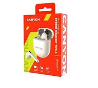 Casque Bluetooth - CANYON - TWS-6 - Beige - Intra-auriculaire - BT 5.3 sans fil