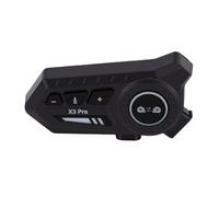 Casque Bluetooth Casque étanche à la Poussière Multifonctionnel avec Communication Claire pour Les Motocyclistes PC ABS Batterie 1000mAh