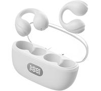 Casque Bluetooth,Écouteurs Bluetooth 5.3 avec Micro Stéréo Design de l'oreille Clip Casque sans Fil IP7 Étanche,Casque Bluetooth Sport avec LED Affichage pour iPhone/Samsung/Android/xiaomi