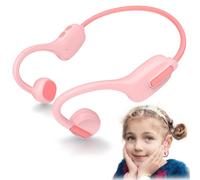 Casque Bluetooth Enfant Conduction Aérienne ROLINE IPX5 Rose Micro 8H