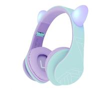 Casque Bluetooth Enfant, P2 Casque Audio pour Enfants avec Volume limit¿¿ ¿¿ 85db, ¿¿couteurs sans Fil et Filaires, Casque Pliable et R¿¿glable, Confortable, avec Micro int¿¿gr¿¿, Micro SD Slot
