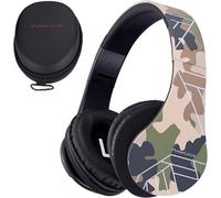 Casque Bluetooth Enfant, P2 Casque Audio pour Enfants avec Volume limit¿¿ ¿¿ 85db, ¿¿couteurs sans Fil et Filaires, Casque Pliable et R¿¿glable, Confortable, avec Micro int¿¿gr¿¿, Micro SD Slot