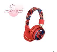 Casque Bluetooth Enfant Spiderman - Sans Fil - Volume Limité 85 dB - Écouteurs Sécurisés - Léger, Pliable - École & Voyage