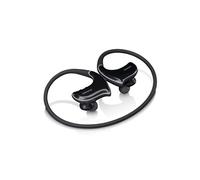 Casque Bluetooth® étanche aux éclaboussures avec lecteur MP3 Lenco BTX-750BK Noir-Gris Noir G