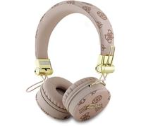 Casque Bluetooth - Guess - GUBH70EPOSMW - Marron - ENC - Sur-oreille