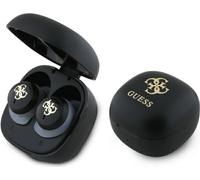 Casque Bluetooth Guess Gutwsj144Esk Tws + Docking Station Black/Black Iridescent 4G Printed Logo