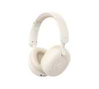 Havit H655BT Anc Casque Bluetooth Hybride supra-auriculaire - Batterie 65 heures, Enc, Anc, Double Appareil Support Beige