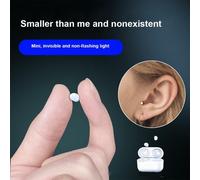 Casque Bluetooth invisible sans fil TWS, x6 mini écouteurs intra-auriculaires sans douleur, micro et double casque avec micro, écouteurs de sommeil