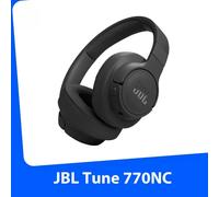 Casque Bluetooth JBL TUNE 770NC, écouteurs sans fil à réduction de bruit active, musique, jeux, longue portée noir
