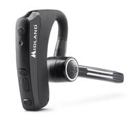 MIDLAND C1521 Double Casque Bluetooth avec PTT intégré pour Une Communication Mains Libres, Casque Mono avec Microphone Serre-tête, Suppression du Bruit