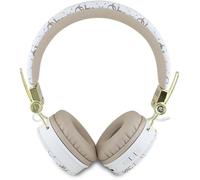 CG Mobile Guess Casque Bluetooth ENC 4G Triangle Forme Ronde Blanc