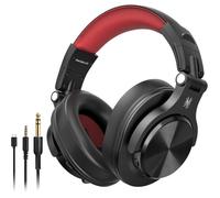 Casque Bluetooth - ONEODIO - A70 - 72 Heures Autonomie - Réduction Bruit CVC 8.0 - Rouge