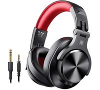 Casque Bluetooth - ONEODIO - A70 - Rouge - Autonomie 50 heures - Microphone Antibruit CVC 8.0