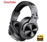 Casque Bluetooth Oneodio Fusion A70, audio haute résolution, casque sans fil supra-auriculaire, 72H, moniteur de studio professionnel, DJ, écouteurs HiFi Noir