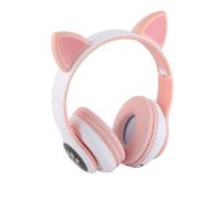 Casque Bluetooth oreille de chat faible retard longue Distance de Transmission casque de jeu Bluetooth sans fil pour téléphone d'ordinateur