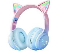 Casque Bluetooth Oreilles de Chat Lumineuses Avizar Bleu Bleu G