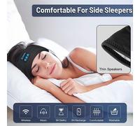 Casque Bluetooth Pour Dormir,Bandeau De Sport,Confortable Pour Dormir,Bluetooth V5.2,Écouteurs Ultra-Fins,Batterie,Musique,Sommeil,Course,Entraînement,Voyage