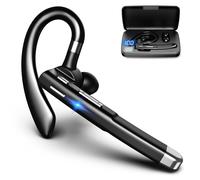 Casque Bluetooth pour téléphones portables, compatibilité polyvalente avec iOS et Android, son clair, casque professionnel pour les affaires,