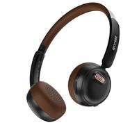 Casque Bluetooth rétro SUNJOM Sirius Supra-Ear - ANC/ENC Jusqu’à 95% • Autonomie 70 h • Bluetooth 5.4 • USB-C • Léger & Micro intégré (Noir)