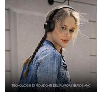 Casque Bluetooth Rétro Sunjom Sirius Supra-Ear ¿ Anc/Enc Jusqu¿À 95% ¿ Autonomie 70 H ¿ Bluetooth 5.4 ¿ Usb-C ¿ Léger & Micro Intégré (Noir)