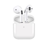 Casque Bluetooth Rising FF Pro 5 compatible iPhone et Android, sans fil, facile à transporter, blanc (prix réduit)