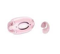 Casque Bluetooth rose à clip ouvert